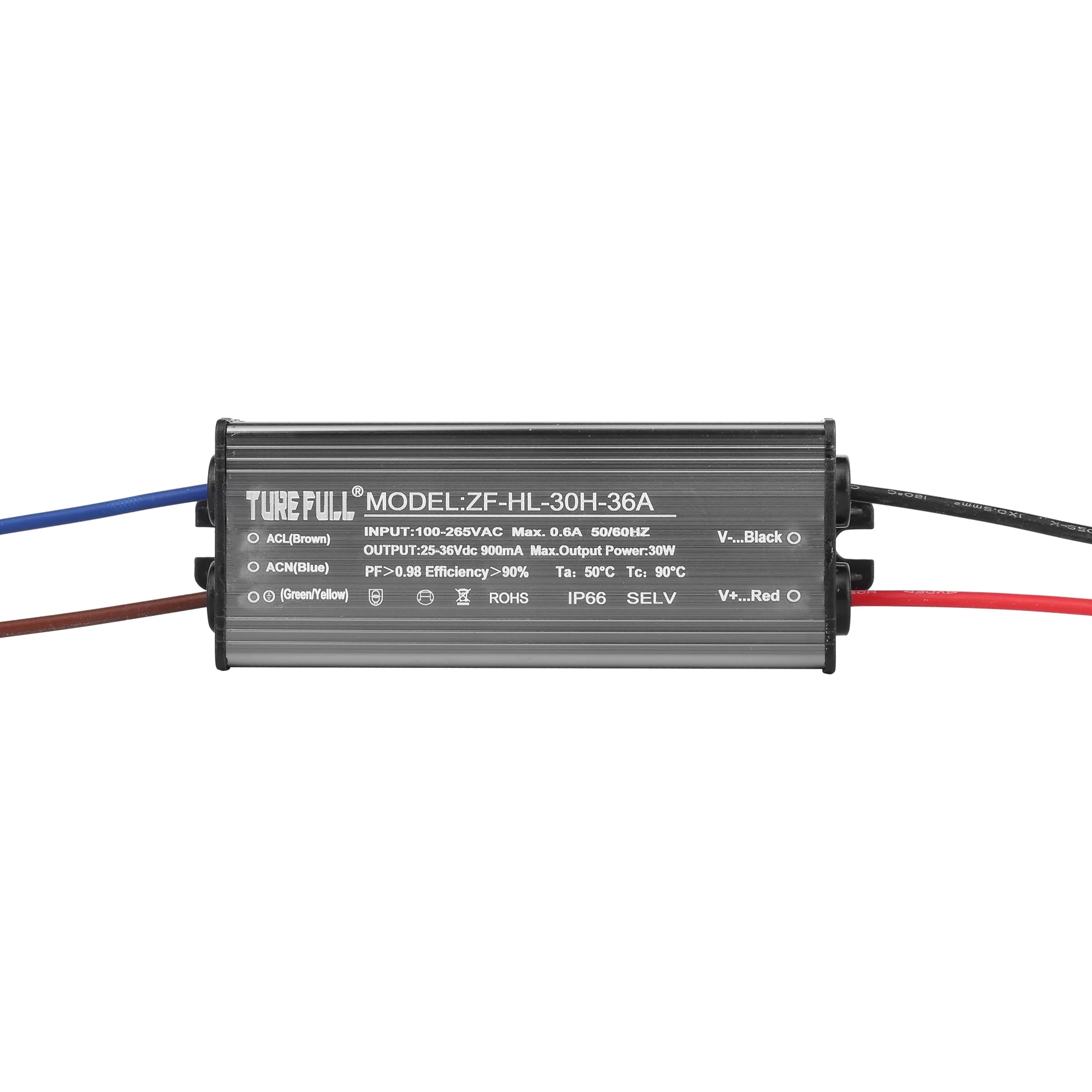 Aluminum Case 240ma Led Driver Lighting and Circuitry Design 1 - 50W 3-YEAR Single