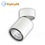 Aluminum shop white track rail lamp housing 30w led cob global track lighting