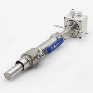 AMAG-I Remote Insertion Pluggable Model Electromagnetic Flowmeter DN50 Steel PEEK 500 mm measuring rod