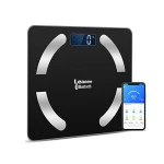 Amazon 180kg 400lb Bluetooth Body Fat Scale Smart Wireless Digital Bathroom Scale Body Composition Monitor Health Analyzer OEM