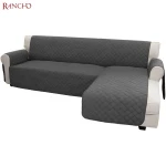 Amazon hot sale sofa cover waterproof cover sofa right ultrasonic quilted  100% polyester water resistant L shape sofa cover