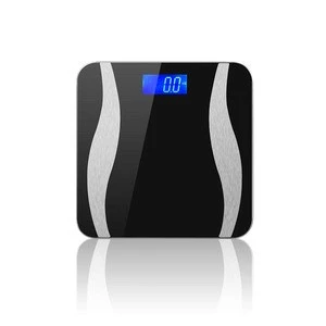Amazon Household Bluetooth body fat bathroom weighing digital scale for Automatically storing data