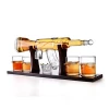 Amazon Popular Bar Accessory Clear Whiskey Wine Gun Decanter