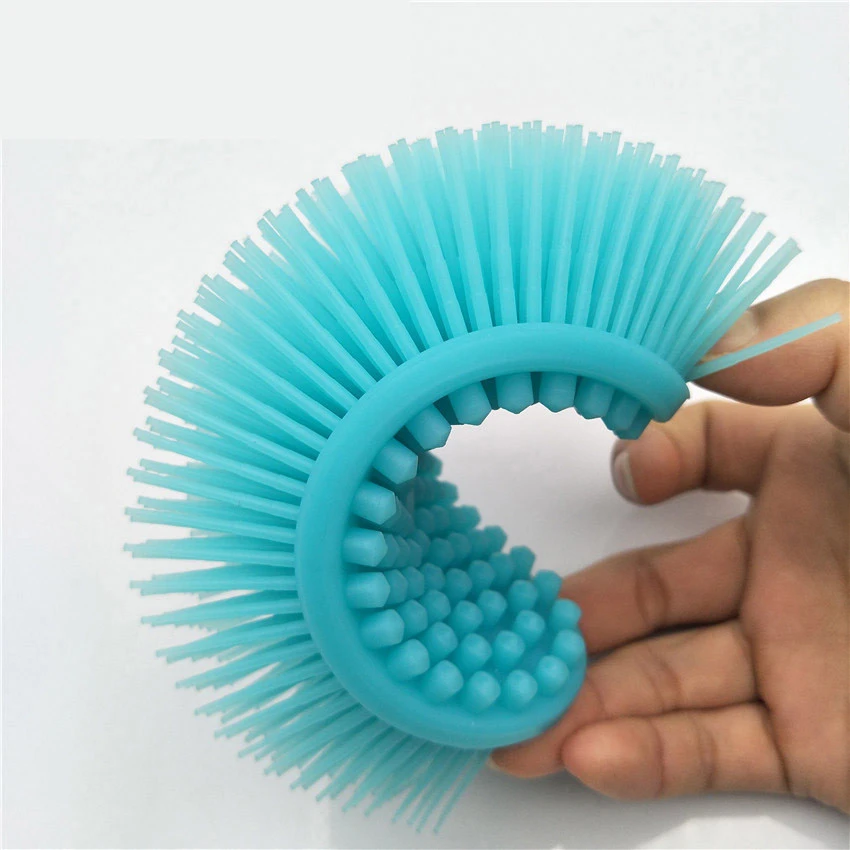 Amazon Top SellerBathroom Gadget Manufacturers Supply Washing Bath Silicone Body Shower Brushes