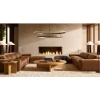 American solid wood living room furniture leather sofa combination bookcase coffee table corner several villas can be customized
