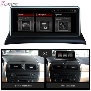 Android 10.0 Car Multimedia Player GPS System For BMW X3 E83 2004 - 2010 Auto Radio Video With i Drive DVD GPS Navigation Wifi