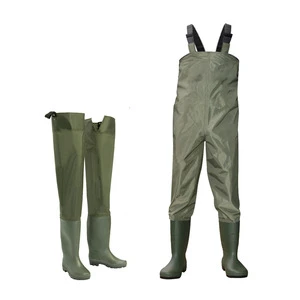 angling pants clothes chest fishing nylon wader pants 100% waterproof fishing suits outdoor fishery industry men waders