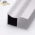 Import Anodised silver glass bead blasting aluminum tile trim profile for led strip from China