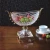 Import Antique europe style luxury home decor round crystal and brass high fruit tray dish from China