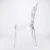 Import antique french style transparent clear PC plastic round back wedding hotel banquet princess royal chair from China