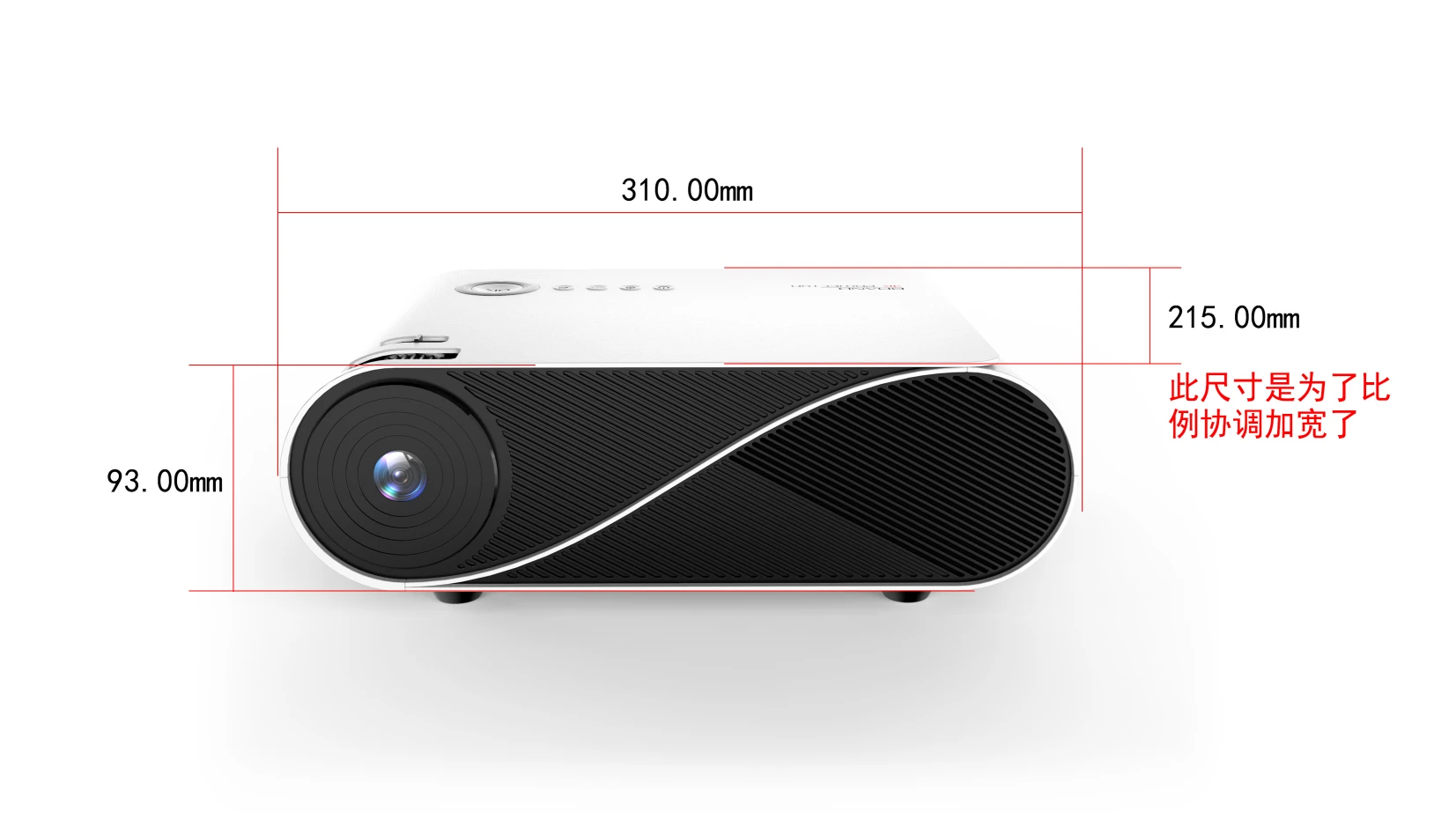 Anxin AN11 wireless projector  same screen  mobile phone projector