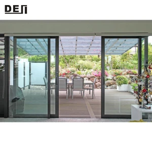 AS2047 Certification double tempered glass balcony sliding door with flyscreen