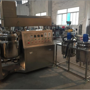 Automatic 650L vacuum homogenizing emulsifier gel emulsifier making machine chemical machinery equipment