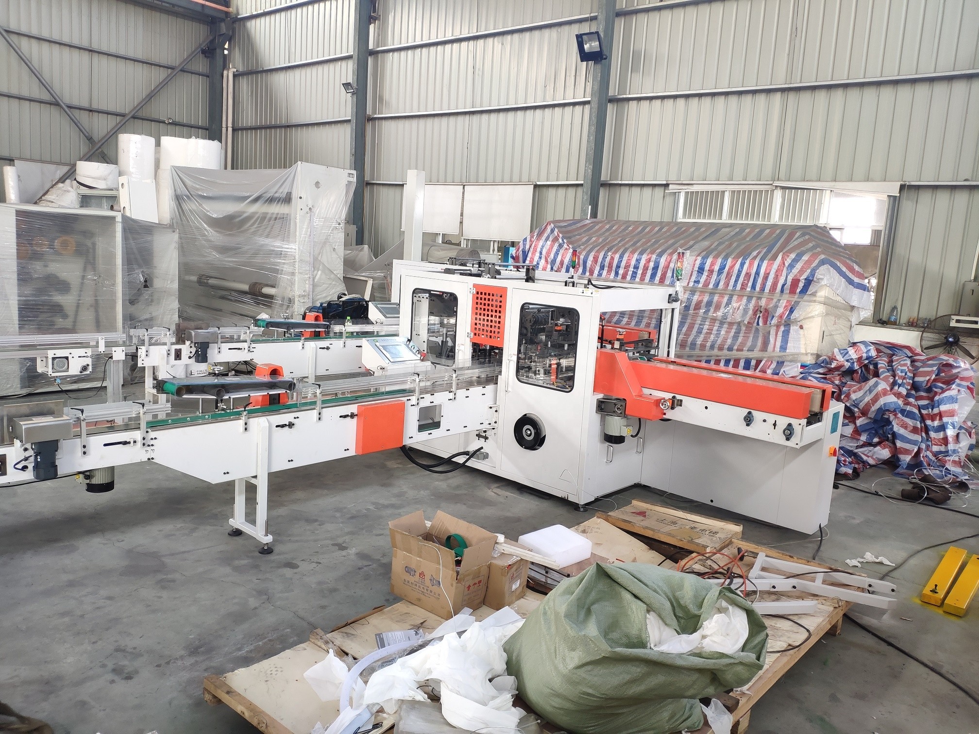 Automatic facial tissue three dimension packing machine price