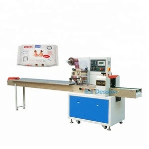 Automatic gusseted bag  baby wet wipe packing machine