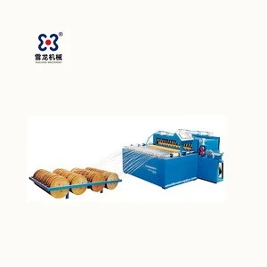 Automatic ultrasonic medium carbon steel wire drawing chain link making machine