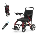 Automatic Wheelchair for Disabled People magnesium alloy Frame Health Material Electric Wheelchair Powerful Brush Motor