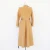 Import Autumn/winter classic camel lapel double-row buckle waist loop embellished high - end cashmere wool coat from China