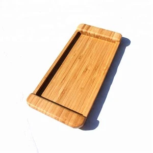 bamboo storage tray, tea serving tray, wood platter wholesale