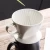 Import Barware drinking high quality round ceramic mug glazed cheap 11cm diameter porcelain filtering cup from China