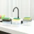 Import Bathroom Kitchen  2 in 1 Manual Press Liquid soap dispenser and sponge holder from China
