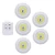Import Battery Operated Dimmable LED Under Cabinet Light COB LED Puck Lights Closets Lights with Remote Control for Wardrobe Bathroom from China