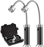 BBQ Grill Lights Magnetic Base Super - 360 Degree Flexible Gooseneck, Task Lighting Barbecue Grilling, Works Bright LED Lights