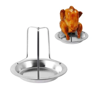 Bbq Grill Oven Rotisserie Gas Industrial Roast Vertical Holder Barbecue Accessory Stainless Steel Charcoal Chicken Roaster