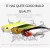Import BEARKING  fishing hard Lure 10cm10g mechanical pencil Popper hard bait from China