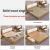 Import bedroom furniture Home bett storage bed queen cama matrimonial luxury bed wooden frame Muebles king size bed complet Lit en bois from China