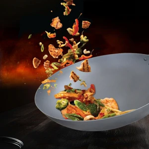 Beef ear non-stick pot cookware cooking wok for gas stove applicable