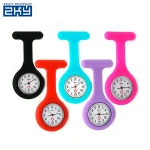 Best Hospital Clip Hanging Pocket Clock Silicone Rubber Nurse FOB Watch