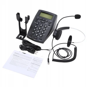 Best Seller Corded Caller ID Telephone With Noise Cancellation Headset for call Center