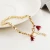 Import Best Selling Adjustable Bead Chain Bracelet Real Gold Plated Copper Bead Jewelry Bracelet with Cotton Tassel from China