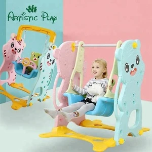 Best selling new desgin colorful kids plastic toy swing
