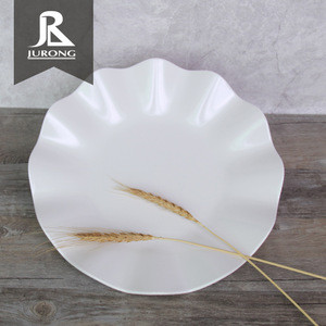 Best selling new items melamine plate white china dinnerware with low price