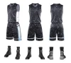 Best-selling summer basketball team wear jersey quick dry sleeveless digital printing basketball uniforms