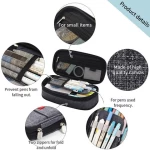 big Capacity Pencil Pen Case Office College School Large Storage High Capacity Bag Pouch Holder Box