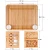 Import Biodigradable Rustic Bamboo Olive Wood Cutlery Slate Tramanto Cutting Legs Wine Cheese Board And Knife Set With Drawer Big Size from China