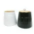 black and white ceramic storage pot&amp;tea pot&amp;coffee candy pot Light luxury sealed pot with lid household storage pot