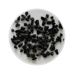 Black stone chips for landscaping