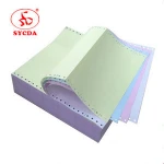 Blank Printing Carbonless Roll Paper 2 ply NCR paper For POS Machine