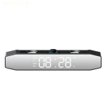 Blue tooth Mirror Alarm Clock Stereo Computer Desktop Home Multimedia Subwoofer Speaker
