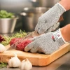 BOX-W Cut Resistant Gloves - High Performance Level 5 Protection, Food Grade. Size Medium