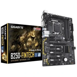Brand New Gigabyte GA-B250-FinTech LGA1151 Intel ATX Cryptocurrency Mining 12PCIe 3.0 DDR4 Motherboard