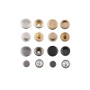 Brass snap button for down jacket jeans custom brass snap fastener customized press snap button for garment accessories