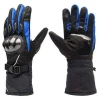 Breathable motorbike leather gloves with knuckle protection motorbike gloves