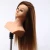 Import Brown color braid curly bleach practice uk hair salon training doll with shoulders makeup women 100% human hair mannequin heads from China