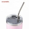 Bubble tea metal titanium drinking straw bent manufacturer