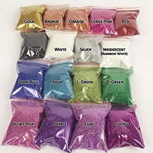 Bulk creative arts glitter powder in poly bags and Wholesale Top quality colors bulk glitter craft decoration